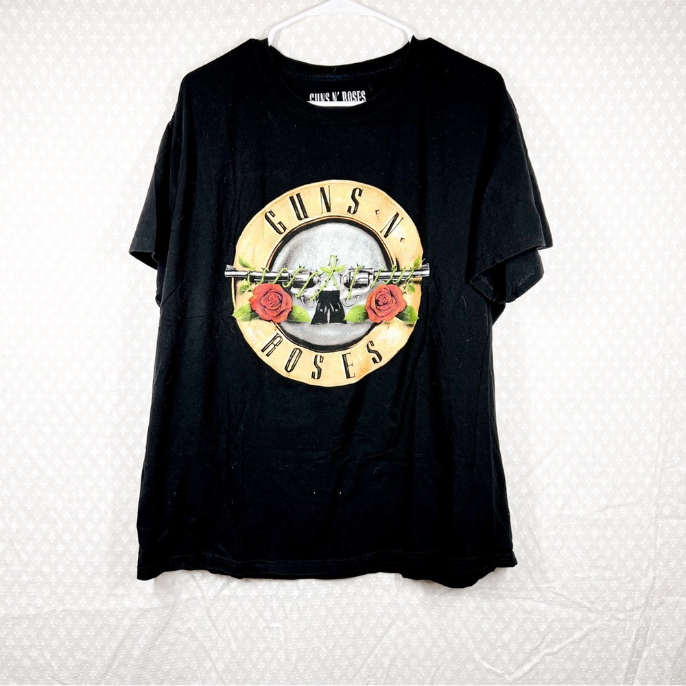 Guns‎ N' Roses Black Graphic Print Band Tee